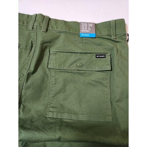 Columbia Flex ROC Utility Pant Men’s 38x32 Canteen Green Omni-Shade - Picture 6 of 9